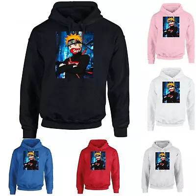 Young Ninja Naruto Uzumaki Anime Manga Christmas Gift Kid's Adult Unisex Hoodie • £19.99