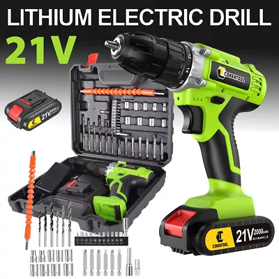 View Details NEW 21V Cordless Combi Drill Driver Electric Screwdriver + Battery +36PCS 2024 • 26.99£