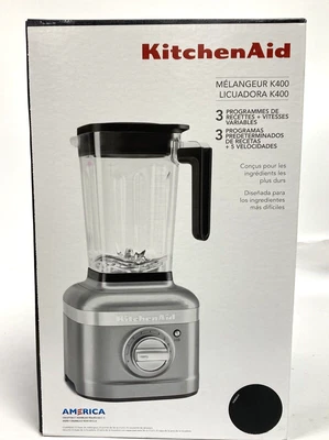 $179.99 • Buy KitchenAid K400 Blender With Tamper In Matte Black (KSB4027BM) NEW IN SEALED BOX