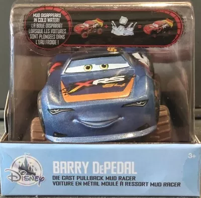 Disney Pixar Cars Die Cast Pullback Mud Racer  Barry DePedal #54  (NIB) • $20.54