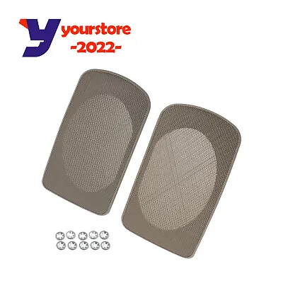 Pair Rear Speaker Grille Covers Plastic Tan For 2002-2006 Toyota Camry • $19.20