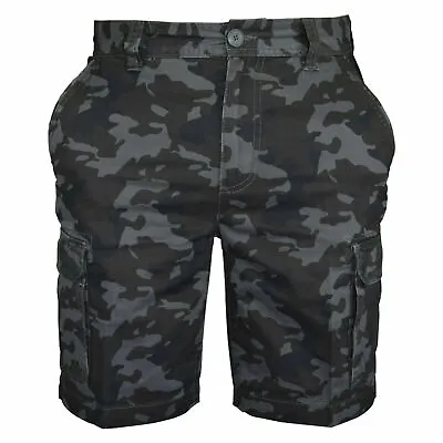 £11.99 • Buy Mens Army Casual Work Cargo Combat Camouflage Shorts Cotton Chino Half Pant Camo