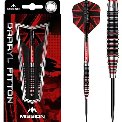 Darryl Fitton Darts Set 22g 24g 26g Grams 95% Tungsten Mission • £49.95