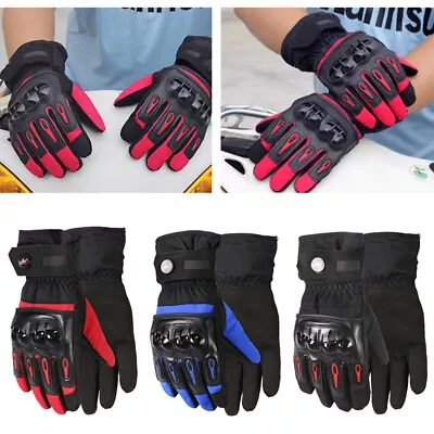 Winter Thermal Fleece Windproof Touch Screen Full Finger Gloves Motocross Gloves • $17.99