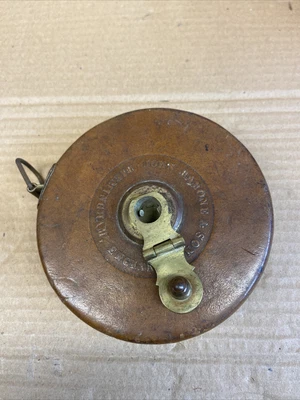 £9.99 • Buy Vintage John Rabone &Sons Metallic Wired Tape Measure