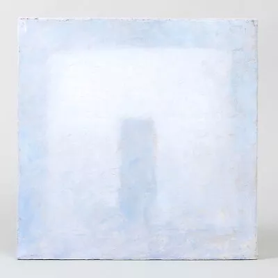 Signed John Moses Painting Abstract Soft Arch Series White R5/96 Acrylic Art 12  • $97.19