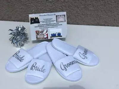 Bride And Groom Matching Slippers  • £5.50