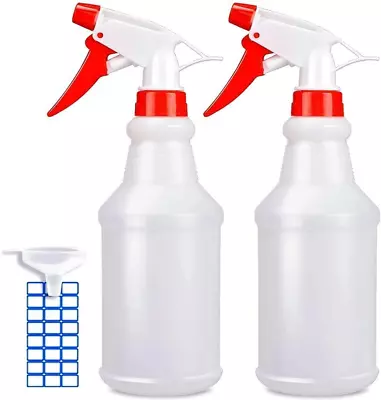 Empty Spray Bottles (16Oz/2Pack) - Adjustable Spray Bottles For Cleaning Solutio • $11.99