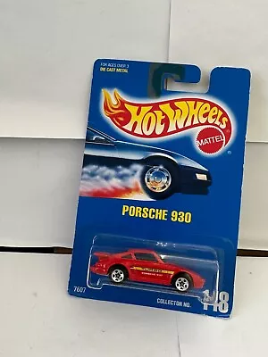 1991 Hot Wheels Blue Card Porsche 930 5SP Wheels #148 K89 • $6.99