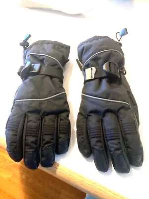 Unigear Thinsulate Black Gloves-small-adjustable Straps-great Preowned Condition • $9