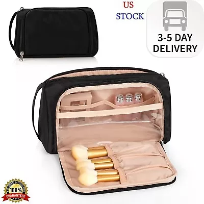 Small Makeup Bag Makeup Pouch Travel Cosmetic Organizer For Women And Girls (O • $14.49