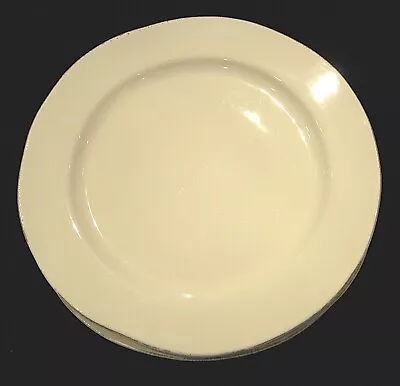 VIETRI (ITALY) CREMA Fine Earthenware 12  Service Plates (Chargers)/Chop Plates • $25.95