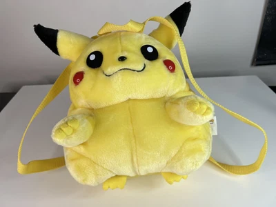 $43.92 • Buy Vintage 90s Pikachu Plush Backpack Large 12” Very Clean Pokemon Nintendo