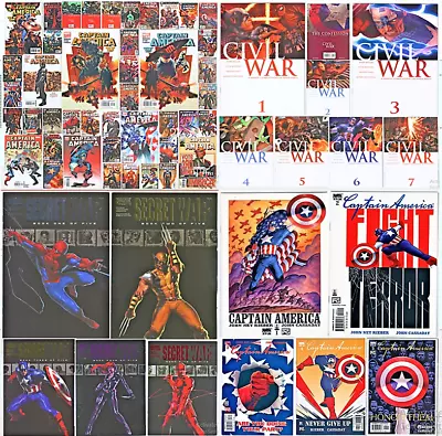 Captain America 1 #6 1st WINTER SOLDIER CIVIL WAR 1-7 Secret War HUGE 61 Books • $329.99