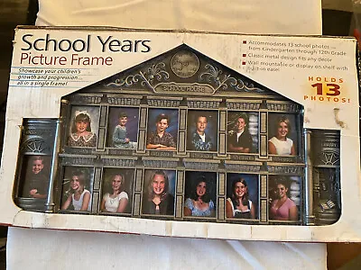 School House Photo Frame Holds K-12Th Grade 1-1/2  X 2-1/8  Photos (B) • $24.99
