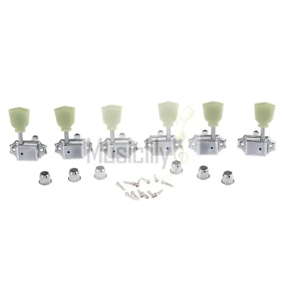 $22.49 • Buy Musiclily Pro Chrome 3L3R Machine Heads Tuning Pegs Tuner For LP Epiphone Guitar