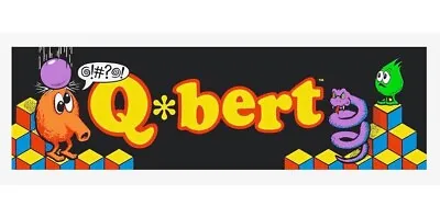 Qbert Arcade Marquee High Quality • $14.95