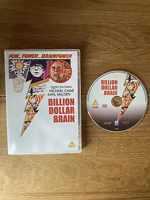 Billion Dollar Brain (DVD 1967) Michael Caine Karl Malden. Classic Spy Film • £3.50