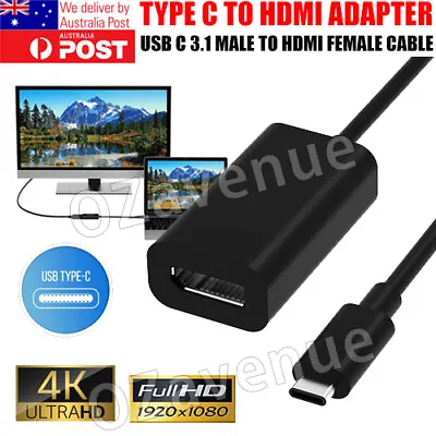 $8.94 • Buy Type C USB-C 3.1 To HDMI Adapter Cable Converter For MacBook ChromeBook Samsung