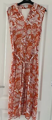 Warehouse Safari Print Maxi Dress Size 14 • £9.99