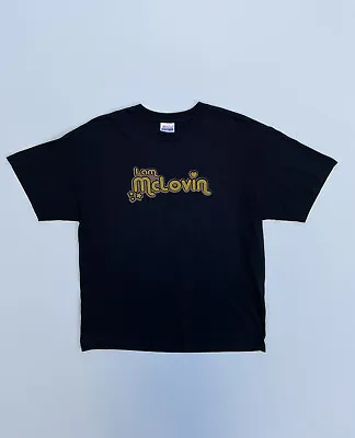 NWOT Vintage Superbad I Am McLovin Movie T-shirt Black Men’s Large Rare • $22