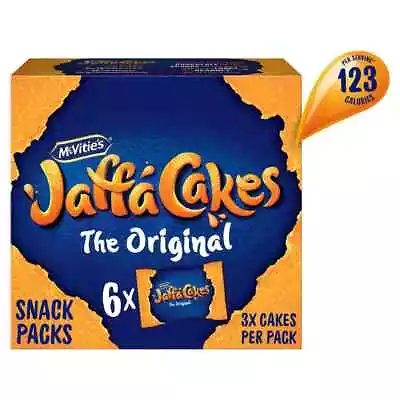 McVitie's The Original Pocket Pack Jaffa Cakes. 6 Packs Of 3 Cakes. 18 In Total. • £8.95