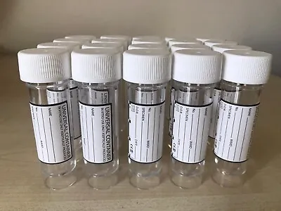 20 X 30ml Universal Urine Sample Bottles Pots Containers Cups • £6
