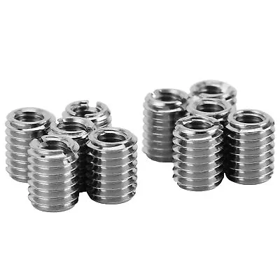 10pcs Thread Insert Kit Reducing Nut Stainless Steel Female M5x0.8 Male M8x1.25# • $8.31