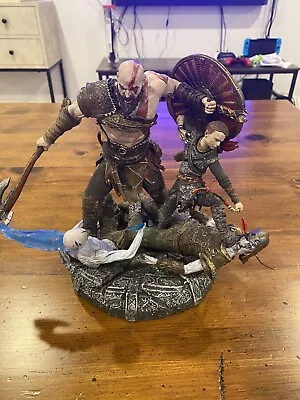 God Of War Statue 2018 Collectors Edition Statue Only PS4 Kratos Atreus • $85