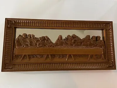 3d Last Supper Beautiful Vintage Home Interior Mirrored Wall Art  • $18.50