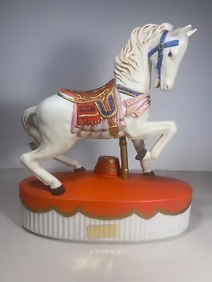 Vintage 1978 Cyrus Noble Original Haas Brothers Horse Carousel Decanter • $29.99