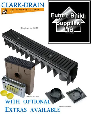 £48.95 • Buy Extra Heavy Duty C250 Ductile Iron Channel Drainage Grating 1m Length Heelguard 