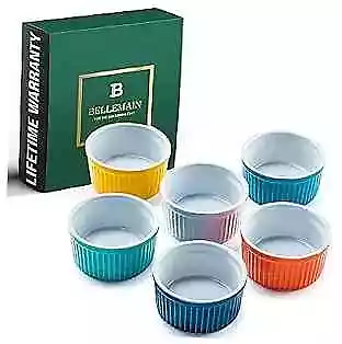  4 Oz Porcelain Mini Bowls | Ramekins Custard Cups Mini Cheesecake Pans  • $33.94