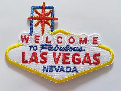 Las Vegas Famous Sign Iron On Patch Sew On Transfer Badge High Quality • £2.99