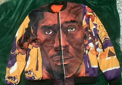 2XL Kobe  Bryant Michael Jordan NBA Legends Split Portrait Sports Jacket New • $75