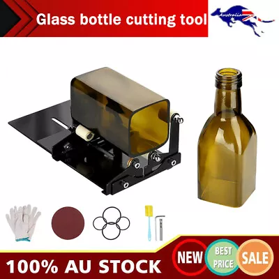 Adjustable Sizes DIY Glass Bottle Cutter Kit Round Glassbottle Cutting Tools Set • $27.79