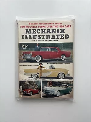 Mechanix Illustrated Magazine Nov. 1955 Special Automobile Issue 1956 Cars • $9.99