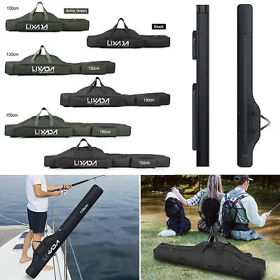 Lixada 100cm~210cm Travel Rod Holdall Travel Rods &Reels Carp Fishing Bag A K0C5 • £16.99