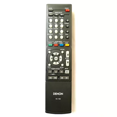 New RC-1168 For Denon Audio Video Receiver AV System Remote Control AVR1613 • $10.53