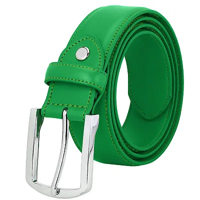 Falari Men Genuine Leather Golf Dress Belt Multiple Colors 9028 • $15.99