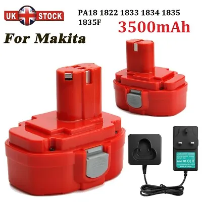 18V 3500mAH Ni-MH Battery For Makita PA18 1822 1823 1834 1835 8391D 6343D Drill  • £16.95