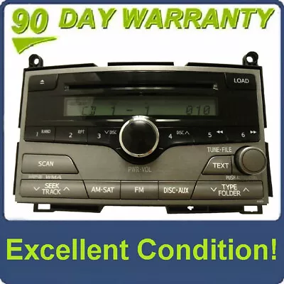 09 TOYOTA Venza Satellite Radio 6 Disc Changer MP3 CD Player A51870 Factory OEM • $100