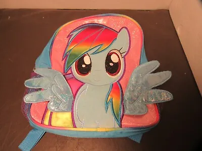 My Little Pony Rainbow Blue Backpack Travel School Back Pack • $4