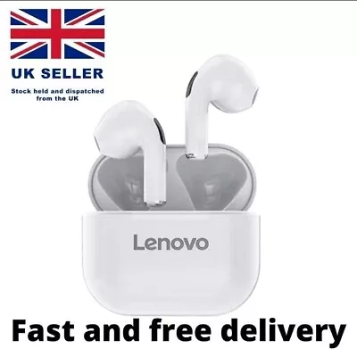 Lenovo Live Pods LP40 TWS Bluetooth Black And White • £8.95