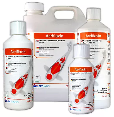 £11.90 • Buy NT Labs Koi Care Acriflavin Finrot Ulcer Moth Rot General Treatment Pond Fish