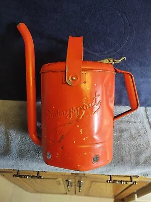 Vintage 5 Quart Swingspout Huffman Five Quart Oil Can Filling Gas Station  • $19.99