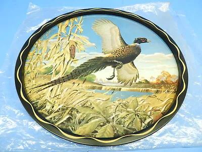 Nos Vintage Pheasant Serving Tray James L. Artig New Forwards Standish Michigan • $35