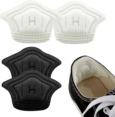 Shoe Inserts 2 Pairs High Heel Pads Grips Protectors Blister Bandages Silicone F • $14.99