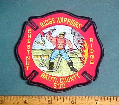 Vintage Fire Department Patch: Chesnut Ridge  Baltimore County Fire Department • $6.99