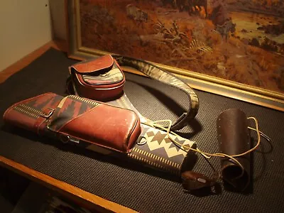 Vintage NEET Archery Quiver With Arm Guard And Tab • $65
